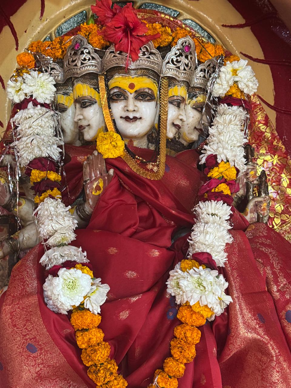 Abhishek and shringar at the Omkareshwar temple
